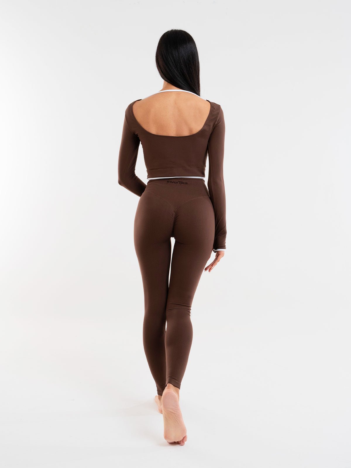 Set Eclettika Choco Crop Top e Leggings