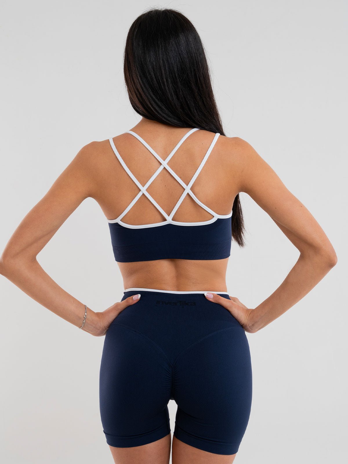 Set Eclettika Blu Top e Shorts