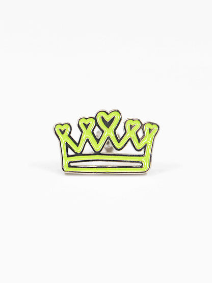 Orecchino Lumika Corona Smaltato Silver