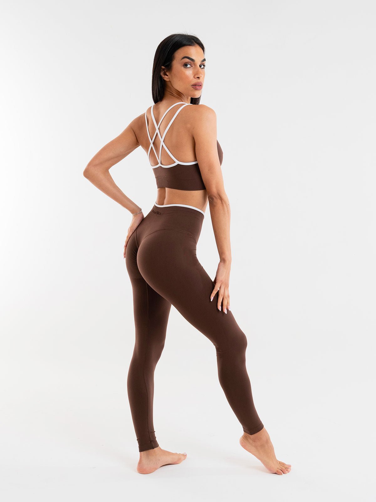 Set Eclettika Choco Top e Leggings