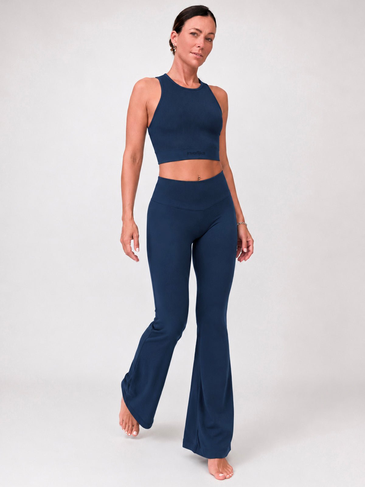 Set Autentika Blu Top e Leggings