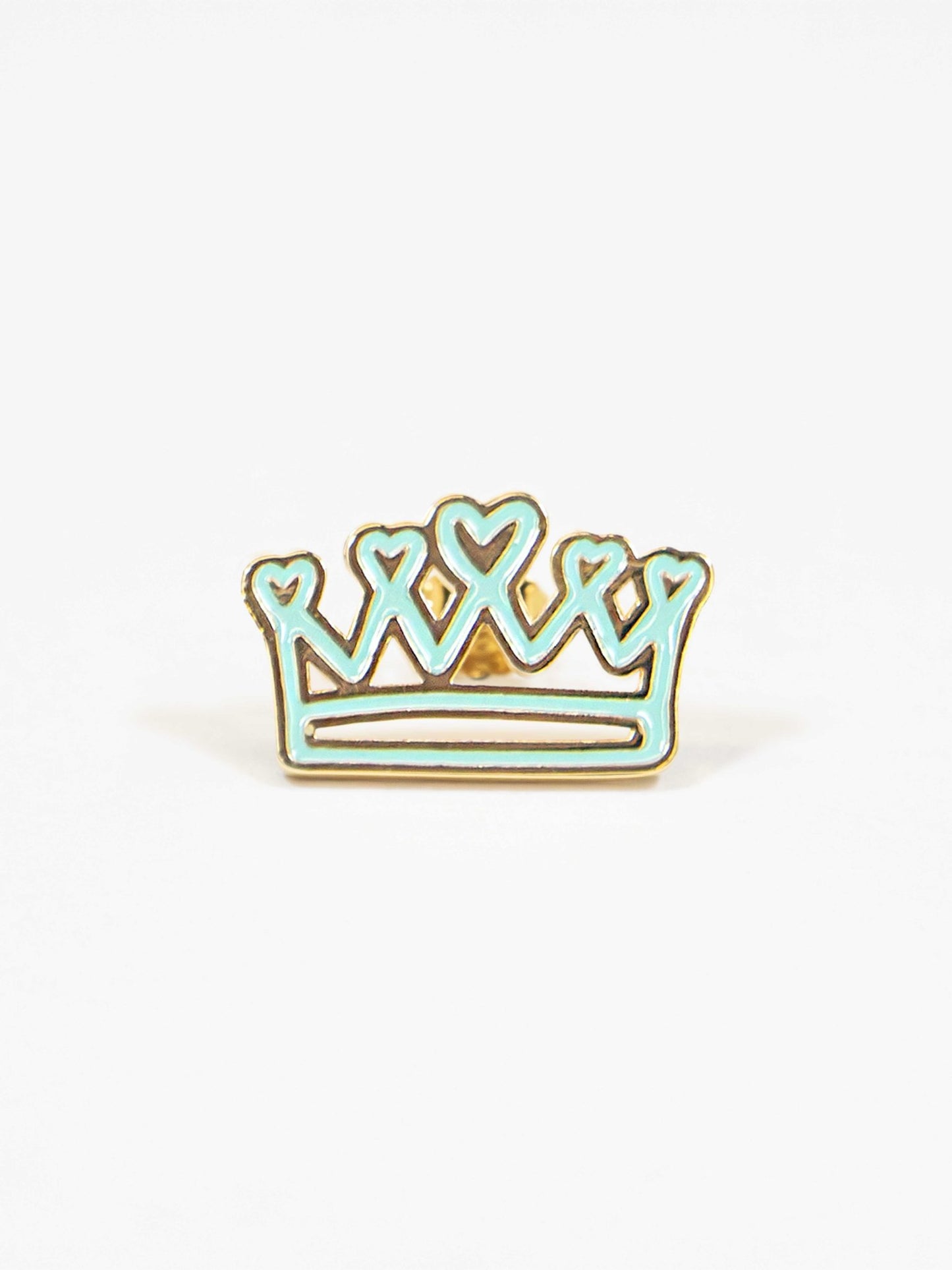 Orecchino Lumika Corona Smaltato Gold