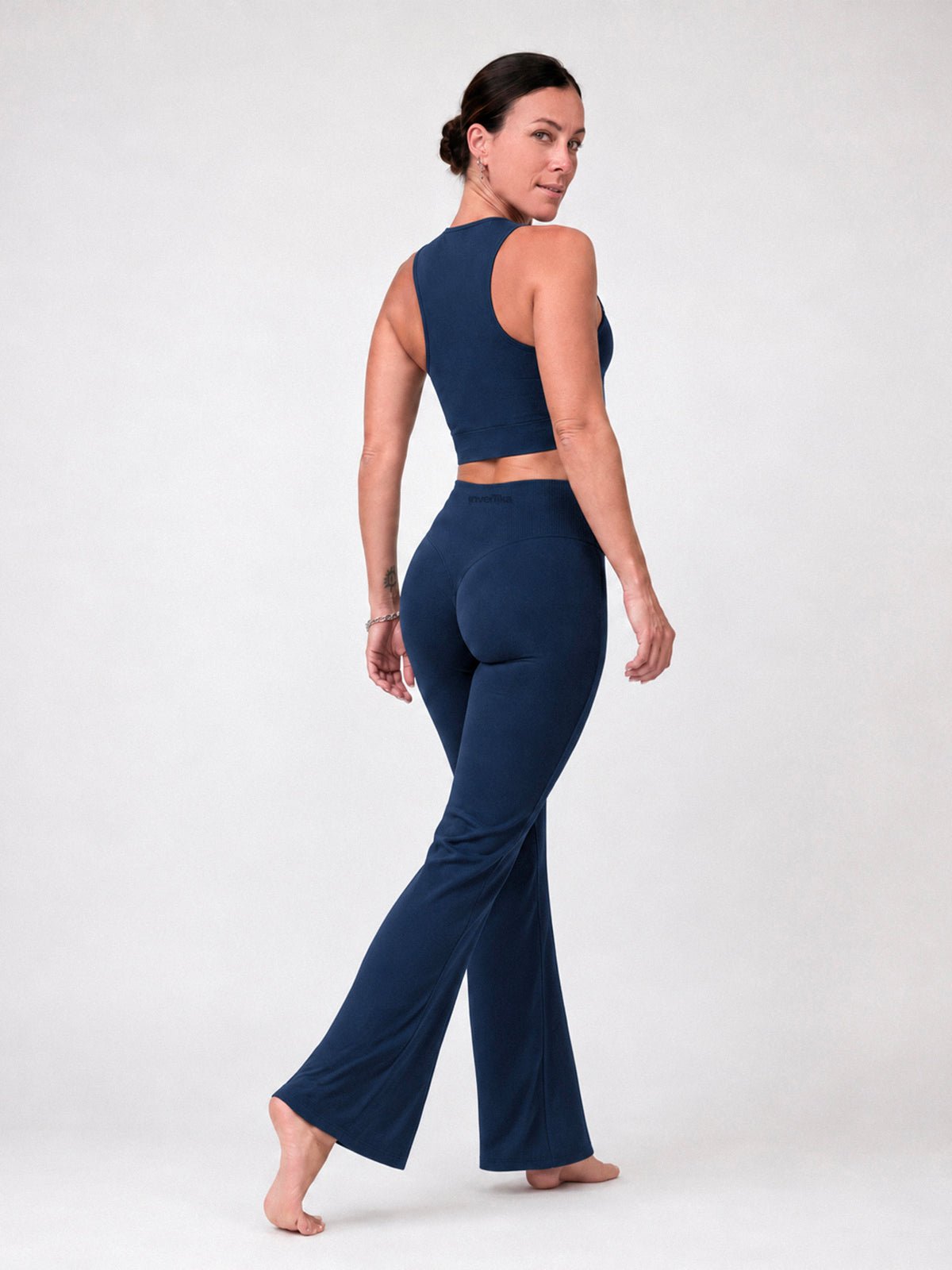 Set Autentika Blu Top e Leggings