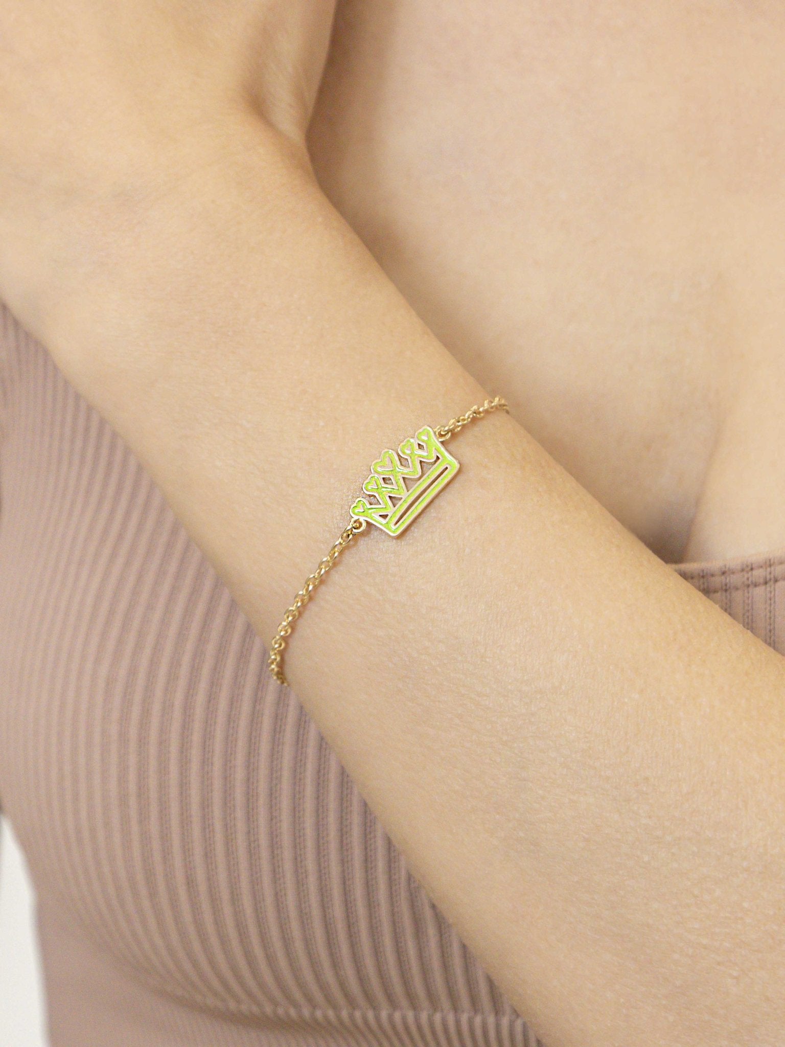 Bracciale Lumika Corona Gold