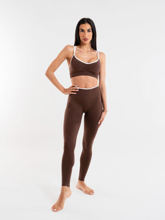 Set Eclettika Choco Top e Leggings
