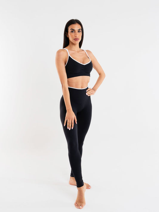 Set Eclettika Nero Top e Leggings