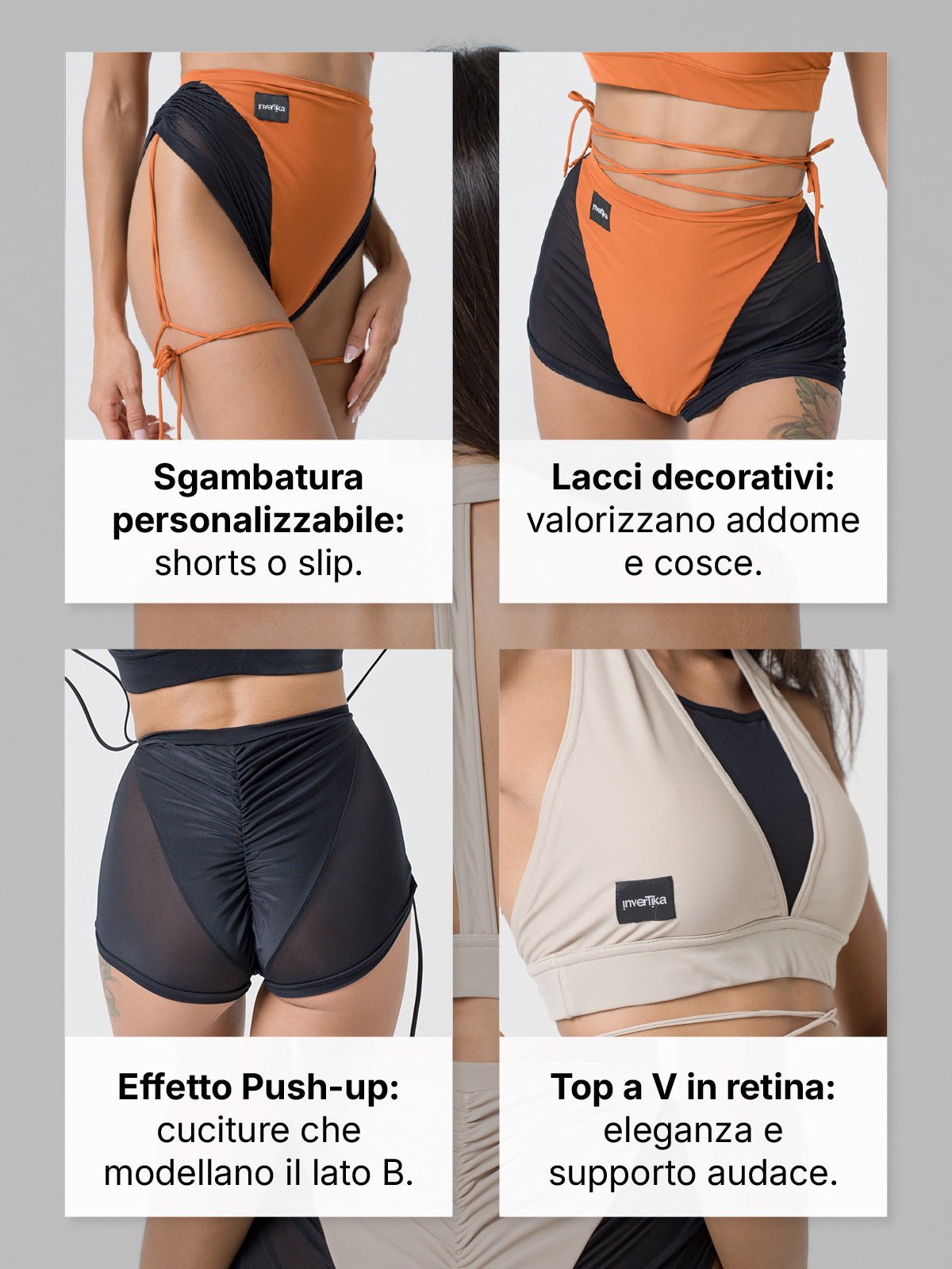 Set Unika Black infografica