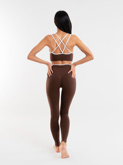 Set Eclettika Choco Top e Leggings